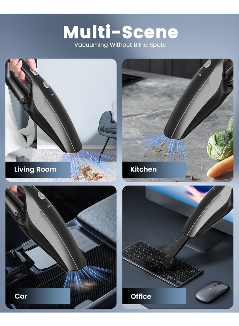 Arabest Handheld Vacuum Cordless, Car Vacuums Powerful with Rechargeable Battery, Portable Hand Held Vacuum Cordless with Washable HEPA Filter, Mini Vacuums Kit for Men and Women - Image 5